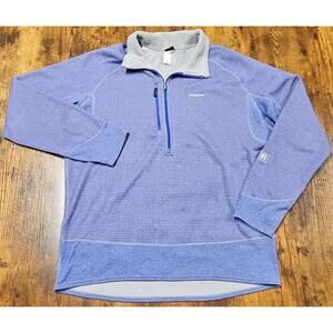 Patagonia Men’s Blue Flash R1 Regulator 1/2 Zip Pullover Sweater Size X-Large
